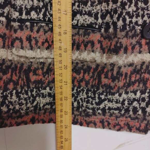 Basler Women's Polyester Mohair Collared Striped Jacket Size 36 - Picture 5 of 8